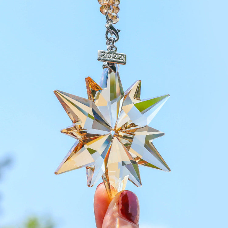 Christmas Tree Decorations, Hanging Ornaments, Heart Sun Catcher, Light Cube Prism, Colorful Hanging Glass Prism, Cosmic Refraction Birthday Gift