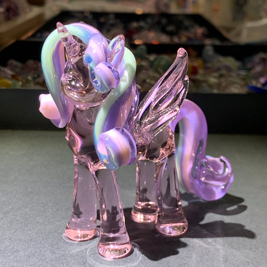 1 MLP Flurry Heart  Handmade glass figurine.