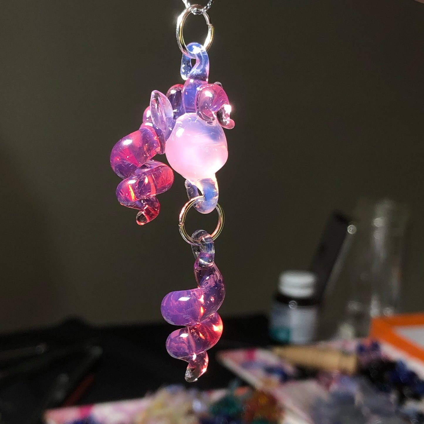 MLP pinkie pie  Handmade Necklace.