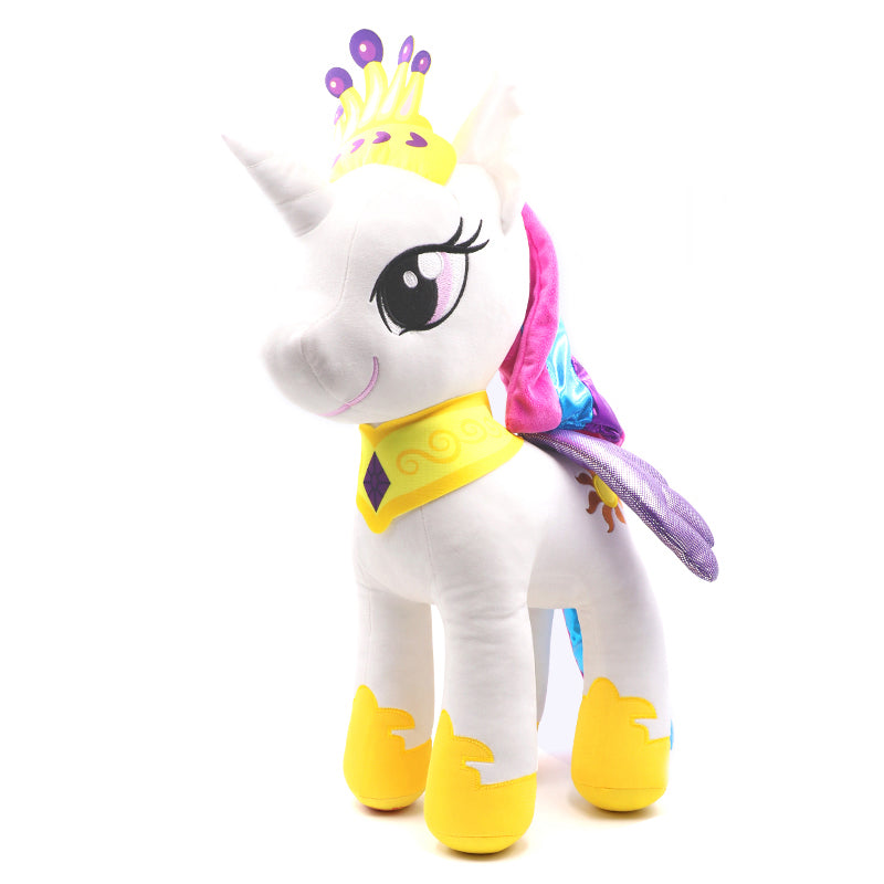 Pony Polly toys children's plush doll unicorn doll Rainbow gift girl Princess sleep hug