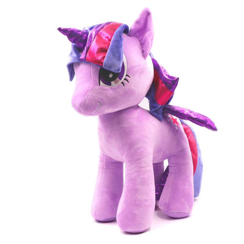 Pony Polly toys children's plush doll unicorn doll Rainbow gift girl Princess sleep hug